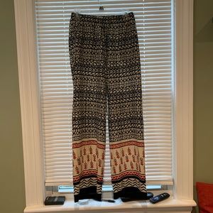 Japna Wide Legged Patterned Pant